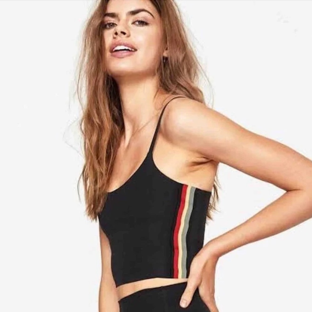 Spiritual Gangster Practice Cami Black Size L Rasta